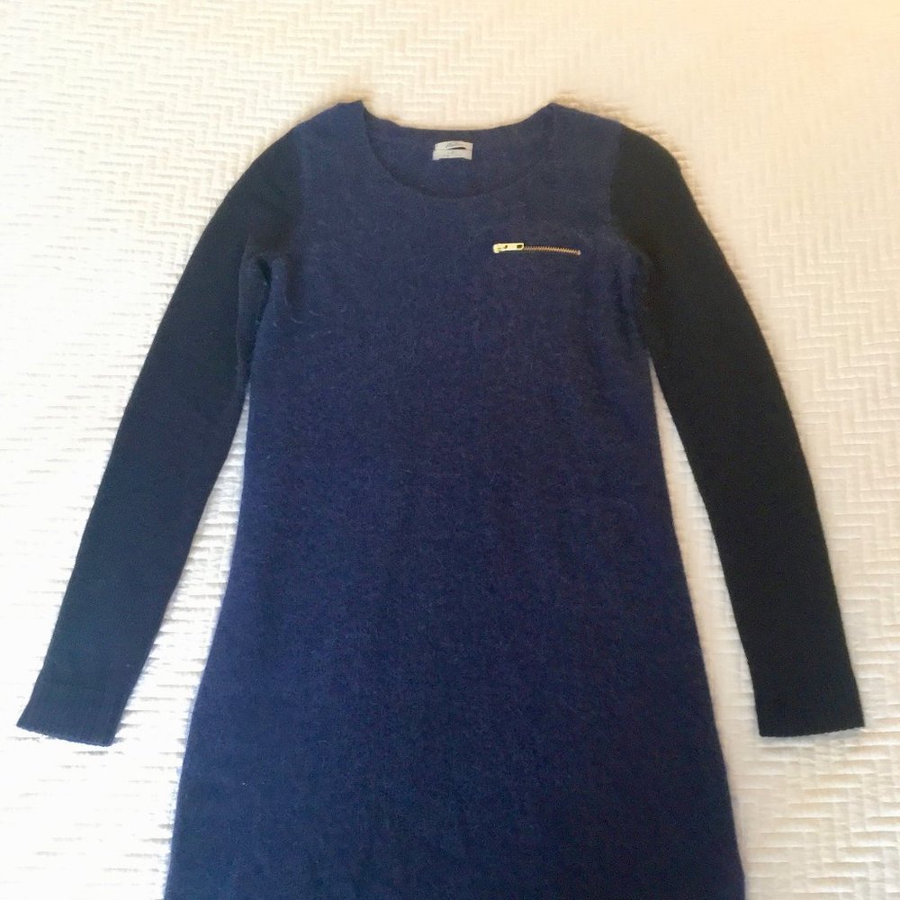Madewell Wallace Rabbit Hair Sweater Dress Size S